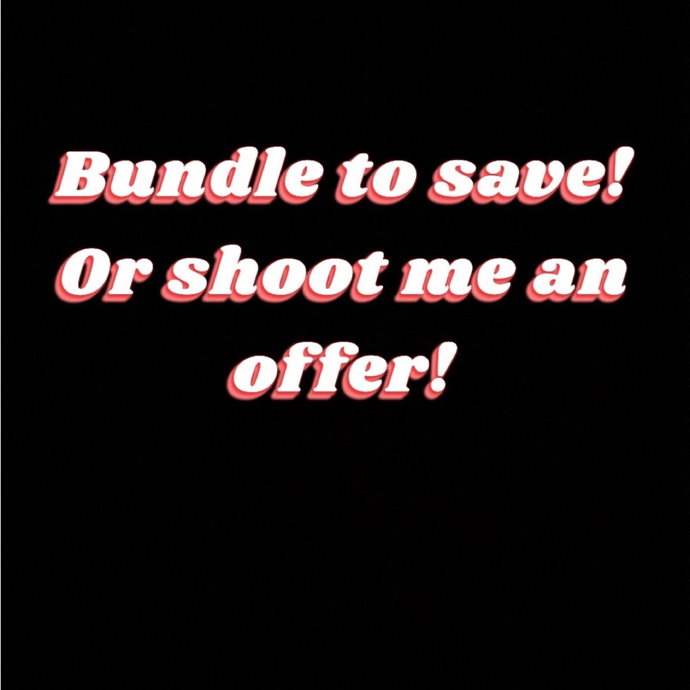 Looking to clear out my closet. Send me an offer or bundle to save.